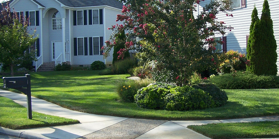 A Mowing Service Customer's House